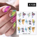 Harunouta Summer Floral Nail Art Decals for Stylish Designs Harunouta Summer Floral Nail Art Decals for Stylish Designs