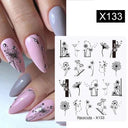 Harunouta Summer Floral Nail Art Decals for Stylish Designs Harunouta Summer Floral Nail Art Decals for Stylish Designs