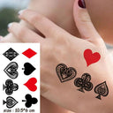 Heartfelt Black Waterproof Tattoo Expressive Hand-Drawn Design Heartfelt Black Waterproof Tattoo Expressive Hand-Drawn Design
