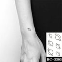 Heartfelt Black Waterproof Tattoo Expressive Hand-Drawn Design Heartfelt Black Waterproof Tattoo Expressive Hand-Drawn Design