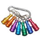 Hex Shank Screwdriver Bit Holder Keychain Set Portable Tool Kit Hex Shank Screwdriver Bit Holder Keychain Set Portable Tool Kit