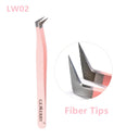 High Precision Pink Eyelash Extension Tweezers Tool for Professionals High Precision Pink Eyelash Extension Tweezers Tool for Professionals
