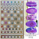 Holiday Nail Art Stickers - Snowflakes, Holly & Santa Bird Holiday Nail Art Stickers - Snowflakes, Holly & Santa Bird