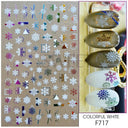 Holiday Nail Art Stickers Snowflakes Holly Santa Bird Holiday Nail Art Stickers Snowflakes Holly Santa Bird