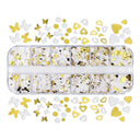 Alphabet Resin Sequins Kit for Holographic Jewelry Art Alphabet Resin Sequins Kit for Holographic Jewelry Art