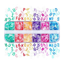 Alphabet Resin Sequins Kit for Holographic Jewelry Art Alphabet Resin Sequins Kit for Holographic Jewelry Art