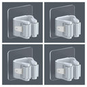 Home Bathroom Storage Organizer Hooks Wall Mop Broom Holder Home Bathroom Storage Organizer Hooks Wall Mop Broom Holder