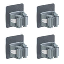 Home Bathroom Storage Organizer Hooks Wall Mop Broom Holder Home Bathroom Storage Organizer Hooks Wall Mop Broom Holder