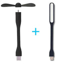 Hot Mini USB Flexible Fan With Bendable Neck And LED Light Hot Mini USB Flexible Fan With Bendable Neck And LED Light