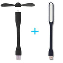 Hot Mini USB Fan Flexible Bendable Cooling Fan and LED Light Hot Mini USB Fan Flexible Bendable Cooling Fan and LED Light