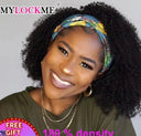 Human Hair Kinky Curly Headband Wig for Effortless Beauty Human Hair Kinky Curly Headband Wig for Effortless Beauty