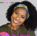 Human Hair Kinky Curly Headband Wig For Effortless Beauty Human Hair Kinky Curly Headband Wig For Effortless Beauty