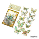 Ice Crystal Laser Butterfly Decorative Stickers for Scrapbooking Ice Crystal Laser Butterfly Decorative Stickers for Scrapbooking