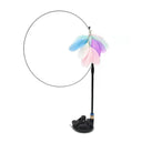 Interactive Cat Stick Toy with Feather Bird and Bell Fun Interactive Cat Stick Toy with Feather Bird and Bell Fun