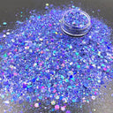 Iridescent Holographic Nail Glitter Sequins Sparkly Flakes Iridescent Holographic Nail Glitter Sequins Sparkly Flakes