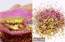 Iridescent Nail Flakes for Holographic Nail Art Glamour Iridescent Nail Flakes for Holographic Nail Art Glamour