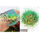 Iridescent Nail Flakes for Holographic Nail Art Glamour Iridescent Nail Flakes for Holographic Nail Art Glamour