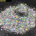 Iridescent Nail Flakes for Holographic Nail Art Glamour Iridescent Nail Flakes for Holographic Nail Art Glamour