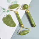Jade Roller Set For Rejuvenating Skin And Anti Aging Jade Roller Set For Rejuvenating Skin And Anti Aging
