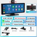 Jansite Dash Cam Dual Variant 7 or 10.26 Inches 4K Wireless CarPlay Android Auto Jansite Dash Cam Dual Variant 7 or 10.26 Inches 4K Wireless CarPlay Android Auto