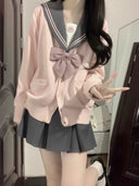 Japanese College Style Knit Cardigan Trendy JK Uniform Fall Japanese College Style Knit Cardigan Trendy JK Uniform Fall