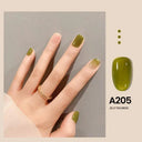 Jelly Gel Nail Polish Transparent Nude Top Coat Manicure Jelly Gel Nail Polish Transparent Nude Top Coat Manicure