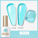 Jelly Nude Gel Polish Stylish Semi-Transparent Nail Color Jelly Nude Gel Polish Stylish Semi-Transparent Nail Color