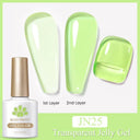 Jelly Nude Gel Polish Stylish Semi-Transparent Nail Color Jelly Nude Gel Polish Stylish Semi-Transparent Nail Color