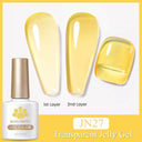 Jelly Nude Gel Polish Stylish Semi-Transparent Nail Color Jelly Nude Gel Polish Stylish Semi-Transparent Nail Color