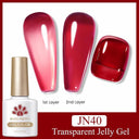 Jelly Nude Gel Polish Stylish Semi-Transparent Nail Color Jelly Nude Gel Polish Stylish Semi-Transparent Nail Color