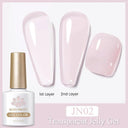 Jelly Nude Gel Polish Stylish Semi-Transparent Nail Color Jelly Nude Gel Polish Stylish Semi-Transparent Nail Color