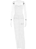 Julissa Mo Strapless Backless Lace Dress Summer Style Julissa Mo Strapless Backless Lace Dress Summer Style