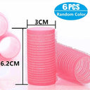 Jumbo Self-Grip Hair Curlers For Salon Quality Curls Jumbo Self-Grip Hair Curlers For Salon Quality Curls