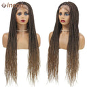 Kanekalon Synthetic Braided Lace Front Wigs for Style Options Kanekalon Synthetic Braided Lace Front Wigs for Style Options