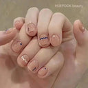 Kawaii Black Heart Coffin False Nail Tips Trendy Nail Kit Kawaii Black Heart Coffin False Nail Tips Trendy Nail Kit