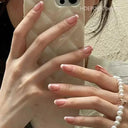 Kawaii Black Heart Coffin False Nail Tips Trendy Nail Kit Kawaii Black Heart Coffin False Nail Tips Trendy Nail Kit