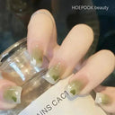 Kawaii Black Heart Coffin False Nail Tips Trendy Nail Kit Kawaii Black Heart Coffin False Nail Tips Trendy Nail Kit