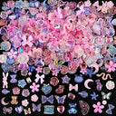 Kawaii Resin Nail Charms & Rhinestones Set Candy Theme Decor Kawaii Resin Nail Charms & Rhinestones Set Candy Theme Decor