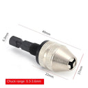 Keyless Drill Chuck Conversion Tool for Electric Drill Quick Bit Changes Keyless Drill Chuck Conversion Tool for Electric Drill Quick Bit Changes