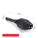 Keyless Drill Chuck Conversion Tool for Electric Drill Quick Bit Changes Keyless Drill Chuck Conversion Tool for Electric Drill Quick Bit Changes