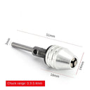 Keyless Drill Chuck Conversion Tool for Electric Drill Quick Bit Changes Keyless Drill Chuck Conversion Tool for Electric Drill Quick Bit Changes