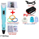 Kids 3D Printing Pen With Adjustable Speed And LED Display Kids 3D Printing Pen With Adjustable Speed And LED Display