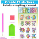 Sparkling Kids Diamond Painting Sticker Kit Animal Nature Theme Sparkling Kids Diamond Painting Sticker Kit Animal Nature Theme