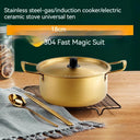 Korean Mini Military Noodle Pot Eco Friendly Cooking Hotpot Korean Mini Military Noodle Pot Eco Friendly Cooking Hotpot
