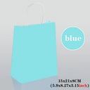 Kraft Colored Paper Gift Bags With Handles, 10 30 50 Pack For Jewelry Weddings Party Kraft Colored Paper Gift Bags With Handles, 10 30 50 Pack For Jewelry Weddings Party