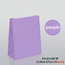 Kraft Colored Paper Gift Bags With Handles, 10 30 50 Pack For Jewelry Weddings Party Kraft Colored Paper Gift Bags With Handles, 10 30 50 Pack For Jewelry Weddings Party