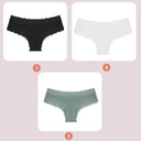Lace Seamless Cotton Panties Low Waist Women Underwear Lace Seamless Cotton Panties Low Waist Women Underwear