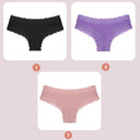 Lace Seamless Cotton Panties Low Waist Women Underwear Lace Seamless Cotton Panties Low Waist Women Underwear