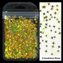 Laser Star Holographic Nail Art Sequins Sparkly DIY Kit Laser Star Holographic Nail Art Sequins Sparkly DIY Kit