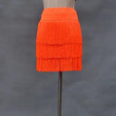 Latin Dance Women's Backless Shoulder Short Skirt Dress Latin Dance Women's Backless Shoulder Short Skirt Dress